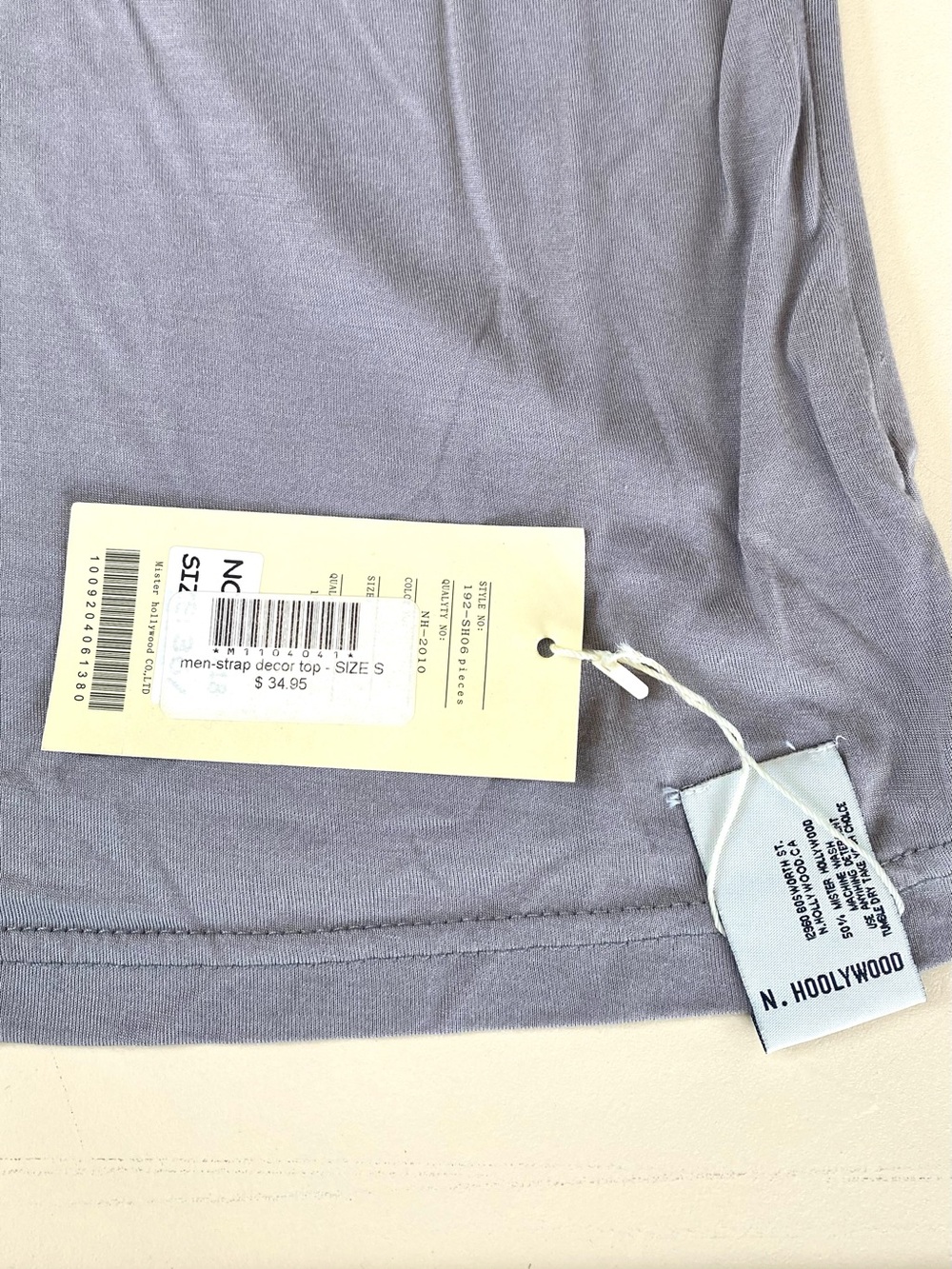 N. HOOLYWOOD - Punk High Fashion Men’s Shirt Top w/ Straps - Picture 4 of 16